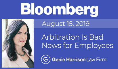 Bloomberg story on forced arbitration