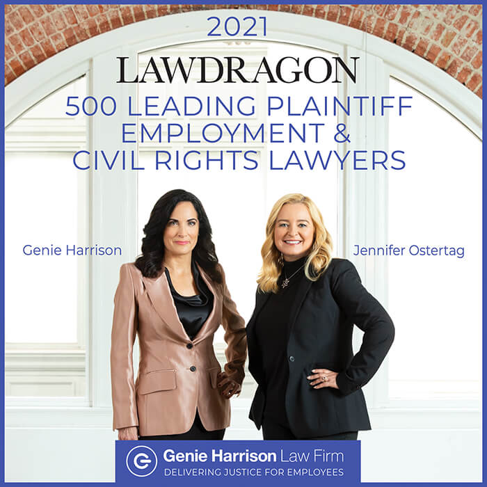 Genie Harrison and Jennifer Ostertag Lawdragon 2021