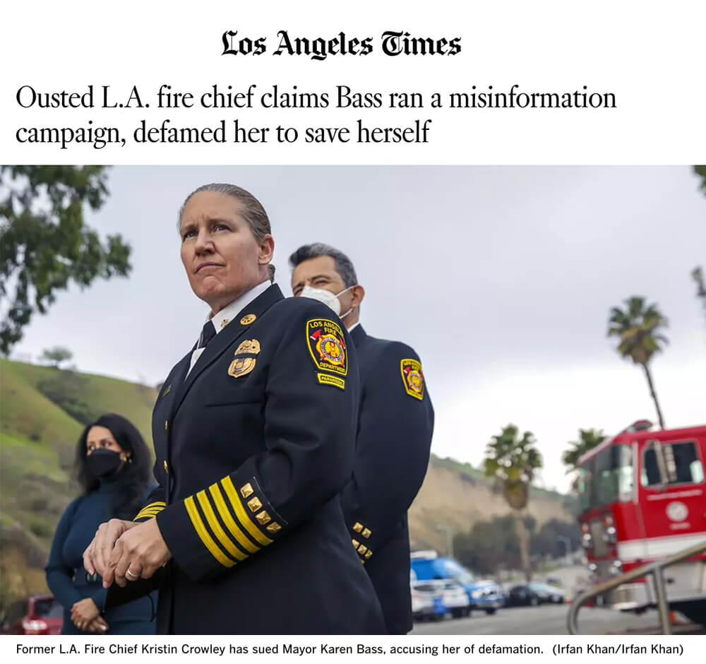 L.A. Fire Chief Kristin Crowley