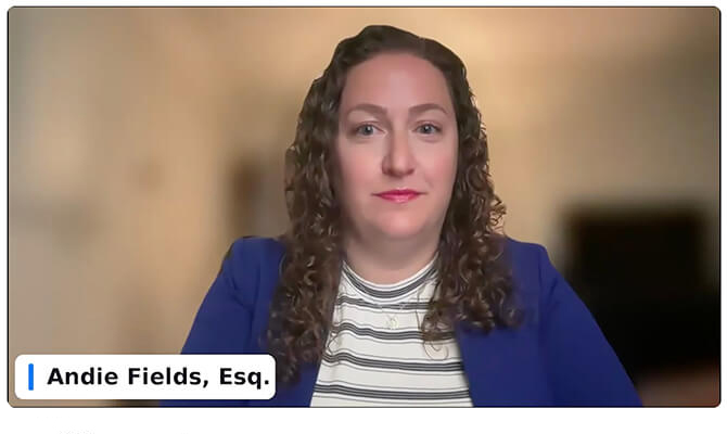 Employment attorney Andie Fields speaking on webinar: Inside a Mock Harassment & Retaliation Mediation