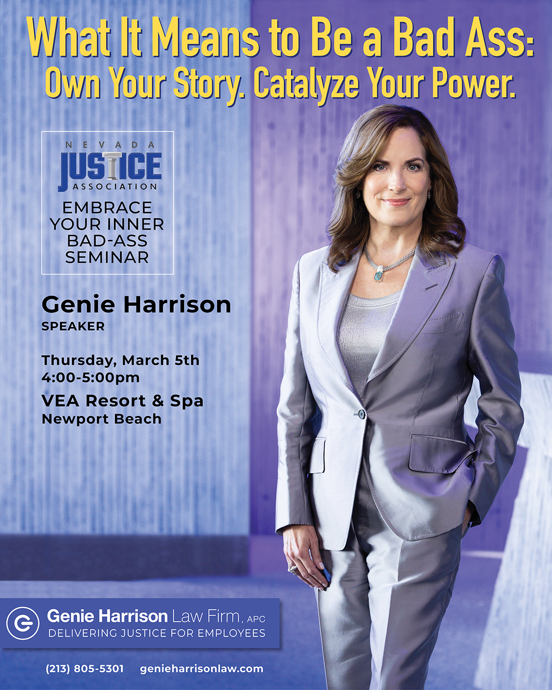 Equal Pay Attorney Genie Harrison at CAALA Vegas